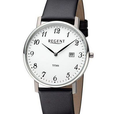 Regent - F-1451 - Armbanduhr - Titanuhr - Herren