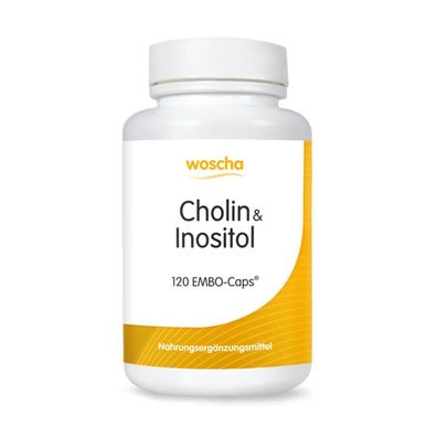 Cholin und Inositol, 120 Kapseln - Woscha by Podo Medi