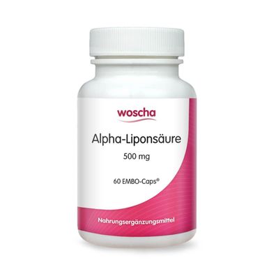 Alpha-Liponsäure, 60 Kapseln - Woscha by PodoMedi