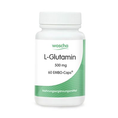 L-Glutamin 500 mg, 60 Kapseln - Podo Medi