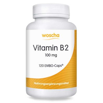 Vitamin B2, 120 Kapseln - Woscha by Podo Medi