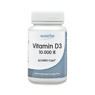 Vitamin D3 10.000 IE, 60 Kapseln - Podo Medi