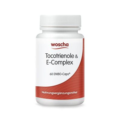 Tocotrienole E-Complex mit Vitamin E, 60 Kapseln - Podo Medi