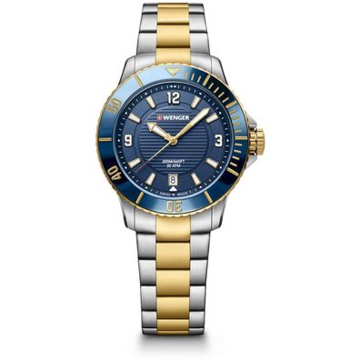 Wenger - Armbanduhr - Unisex - Seaforce - 01.0621.114 - blau 35 mm