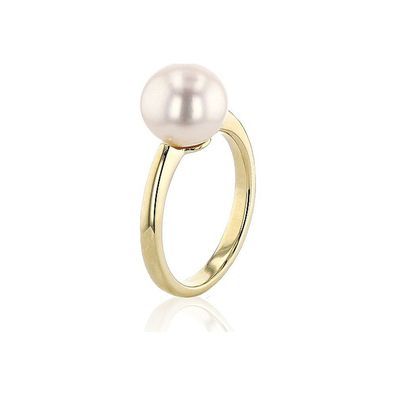 Luna-Pearls - 008.0542 - Ring - 585 Gelbgold - Süßwasser-Zuchtperle 9.5-10mm