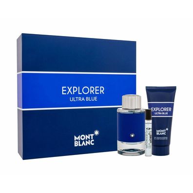 Montblanc explorer ultra blue eau parfum 100ml + gel ducha 100ml