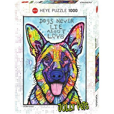 1000 Teile Puzzle - Jolly Pets: Hunde lügen nie