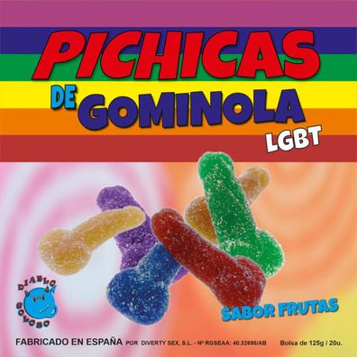 DIABLO Picante - GUMMY PENIS FRUITS WITH SUGAR LGBT