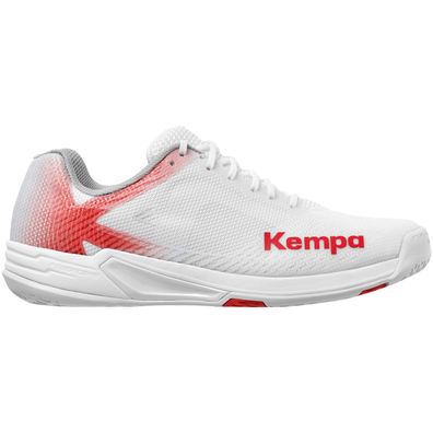 KEMPA Wing 2.0 Women Indoorschuhe Handball Weiß/ Rot NEU