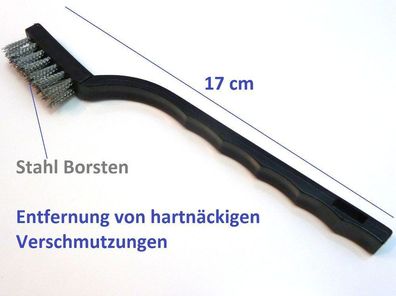 Kleine Stahl Reinigungsbürste