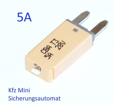 12V 5A KFZ Mini Flachstecksicherung Sicherungsautomat Sicherung