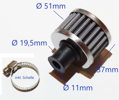 Luftfilter für große RC Verbrenner Motor Nitro Methan