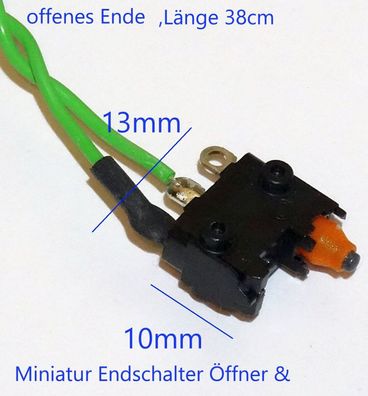 Miniatur Endschalter Öffner & Schliesser Elektronik Bauteil