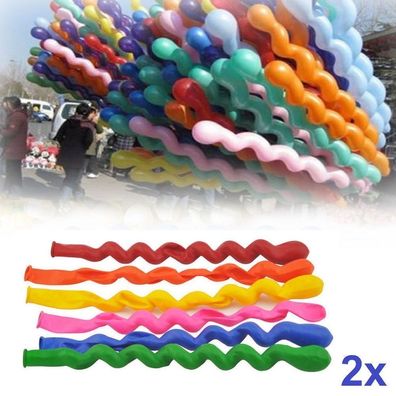 2x Spiral Luftballon