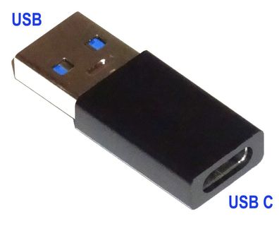 USB Stecker auf USBc Buchse USB Adapter