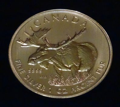 2012 Antilope Wildlife Kanada 1oz Silber Münze 99,9%