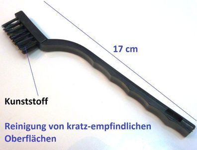 Kleine Kunststoff Reinigungsbürste