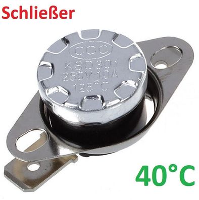 40 C° Thermischer Temperaturschalter Schließer