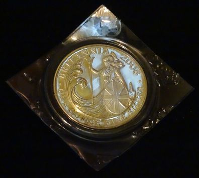 2008 Britannia original verpackt 1oz Silber Münze 99,9%