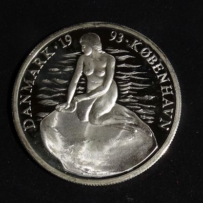 1993 Dänemark Kopenhagen Silber Münze 99,9%