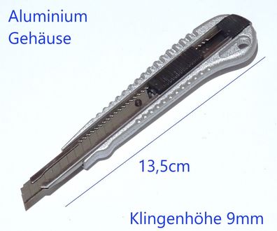 Teppich Messer, Gehäuse aus Aluminium