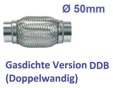 50 mm Powersprint Auspuff Flexrohr DD/ B Constructor 304 Edelstahl 903021