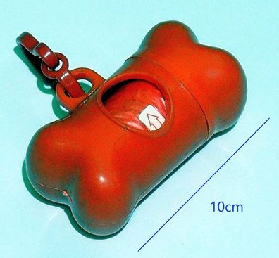 Hund Mülltüten Müllbeutel in Rolle für Tasche , rot