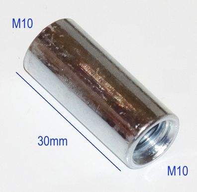 M10 Gewinde Verlängerung Adapter Muffe metrisch