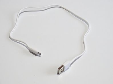 Micro USB auf USB A Kabel weiss #6