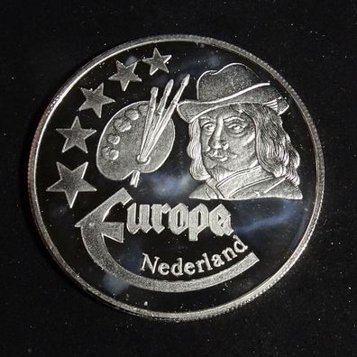 1997 Europa Niederlande Silber Münze 99,9%