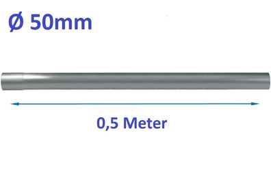 50mm 0,5 Meter Auspuff Rohr Powersprint Constructor 304 Edelstahl 905000