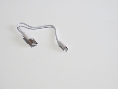 Micro USB auf USB A Kabel weiss #5