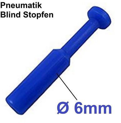 6mm Blind Stopfen für Pneumatik Verteiler