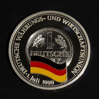 1990 Deutschland Taler Deutsche Währungs und Wirtschaftsunion Silber Münze 99,9%
