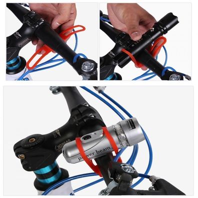 Fahrrad Befestigungsgummi für Lenkrad Farbe: blau