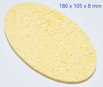 ovaler Reinigungsschwamm 180 x 105 x 8mm