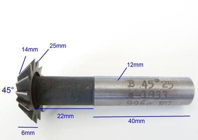HSS Holz Fräser #12