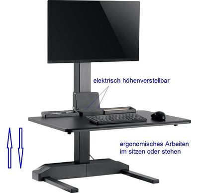 SpeaKa Professional SP-SSW-5001 PC Stehtisch Aufsatz (letzter Artikel)