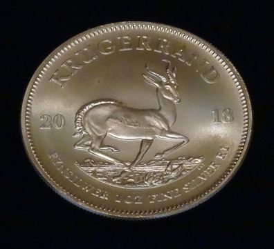 2013 Kruger Rand 1oz Silber Münze 99,9%
