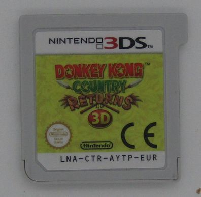 Donkey Kong Country Returns 3D Nintendo 3DS 2DS - Ausführung: nur Modul