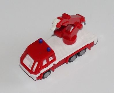 Feuerwehr im Einsatz Kranwagen Ferrero Ü-Ei Spielzeug
