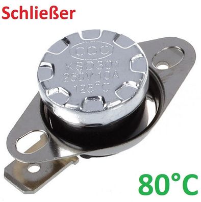 80 C° Thermischer Temperaturschalter Schließer