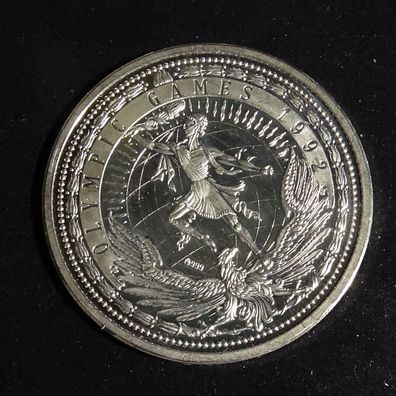 1992 Olympische Spiele Barcelona Silber Münze 99,9%