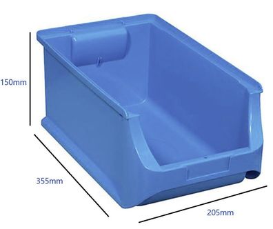 Allit Profi Plus 355mm x 205mm x 150mm Polypropylen