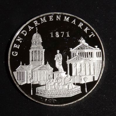 1871 Gendarmen Markt Silber Münze 99,9%