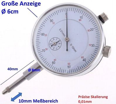 Messuhr Ø 6cm