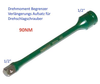 90Nm Schlagschrauber Drehmoment Begrenzer 1/2" Aufsatz für Drehschlagschrauber