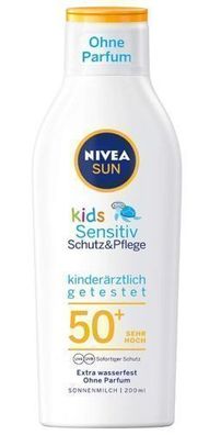 Nivea Sun Kids LSF 50 + , 200 ml, Kinderhaut Schutz