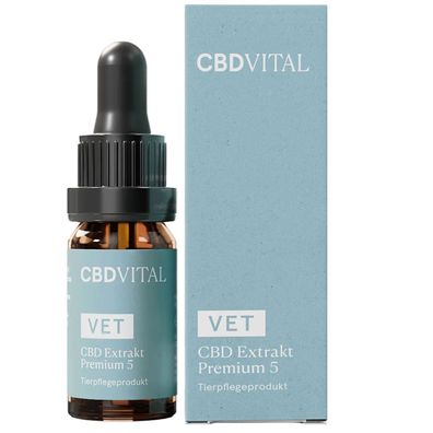 VET CBD 5 Extrakt Premium, 10 ml - Vitrasan / CBDVital