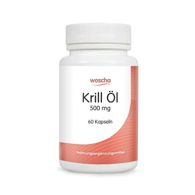 Krill Öl, 60 Kapseln je 500 mg - Podomedi